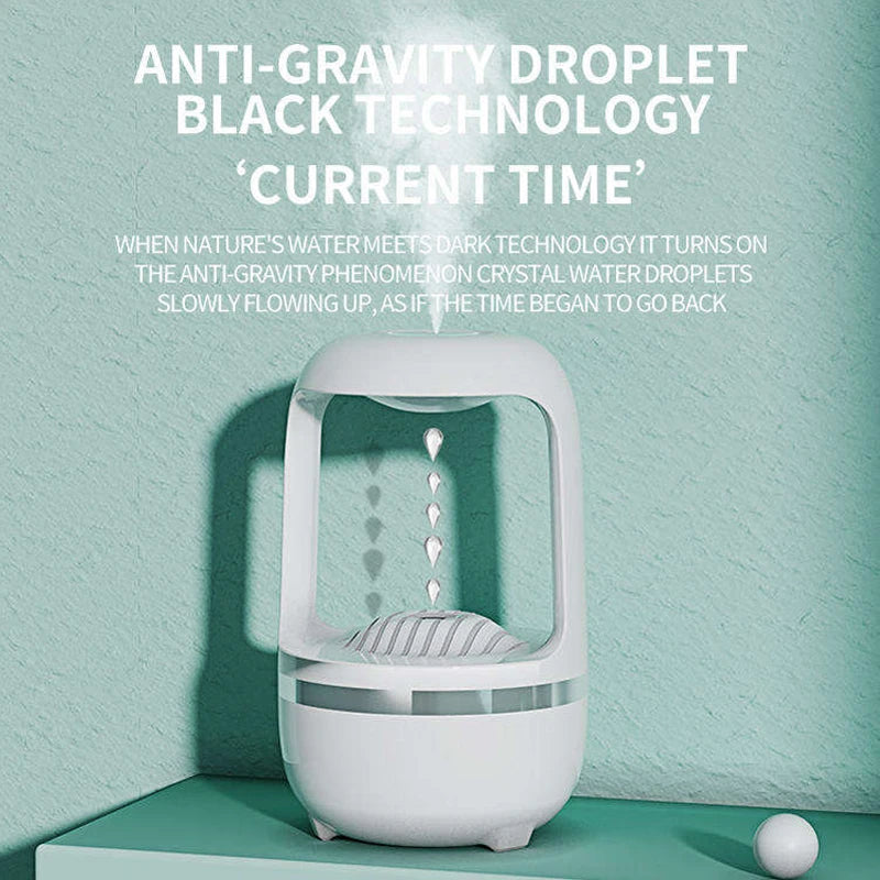 Anti Gravity Humidifier Water Drop Backflow Aromatherapy Machine